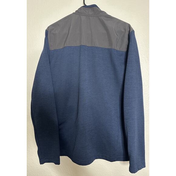 ORVIS Men's Bonded Mesh Full Zip Jacket Navy & Black ~ Sz Medium - Picture 2 of 11